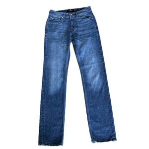 👖👜 7 FOR ALL MANKIND Slimmy Jeans | Italian Denim Medium Wash, Women’s Size 28